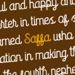 Saffa Font Poster 6