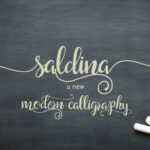 Saldina Font Poster 11