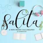 Salita Script Font Poster 1