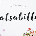 Salsabilla Font Poster 1