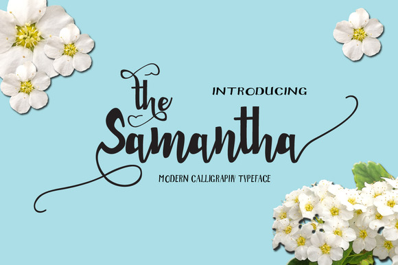 Samantha Font Poster 1