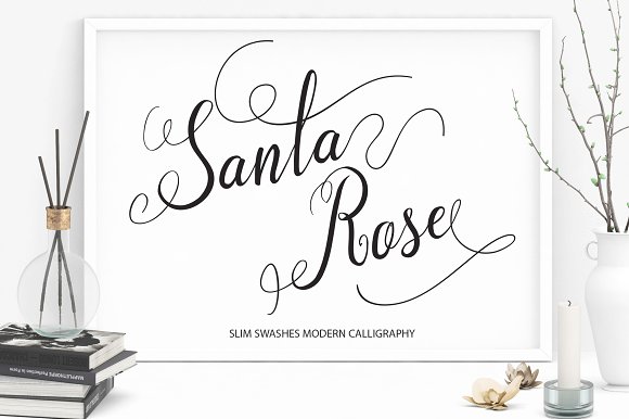 Santa Rose Font Poster 1
