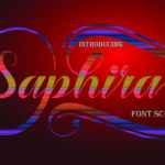 Saphira Font Poster 2