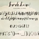 Sarah Loewe Font Poster 6