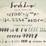 Sarah Loewe Font Poster 7