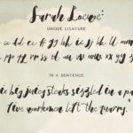 Sarah Loewe Font Poster 8