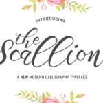 Scallion Font Poster 1