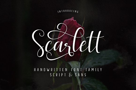 Scarlett Font Poster 1