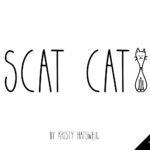 Scat Cat Font Poster 1