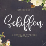 Schiffen Script Font Poster 1