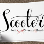 Scooter Font Poster 1