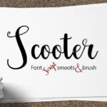 Scooter Font Poster 8
