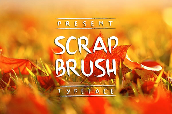 Scrap Brush Font