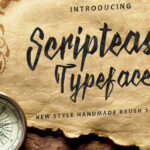 Scriptease Font Poster 1