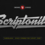 Scriptonite Font Poster 1