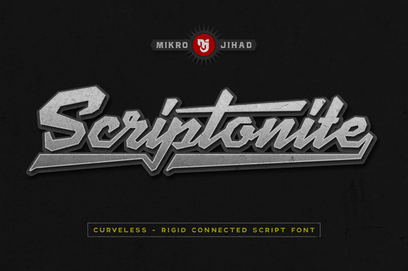 Scriptonite Font Poster 1