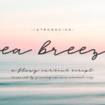 Sea Breeze Font Poster 1