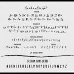 Sechan Font Poster 5