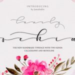 Sehia Script Font Poster 1