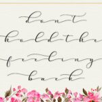 Sehia Script Font Poster 2