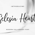 Selesia Heart Font Poster 1