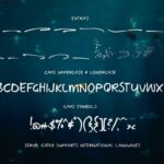 Serial Catch Font Poster 21