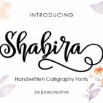 Shabira Font Poster 1