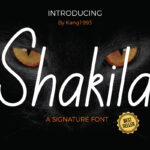 Shakila Font Poster 1