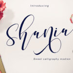 Shania Font Poster 1