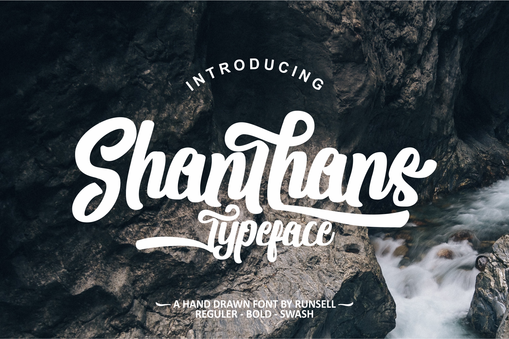 Shanthans Font Poster 1