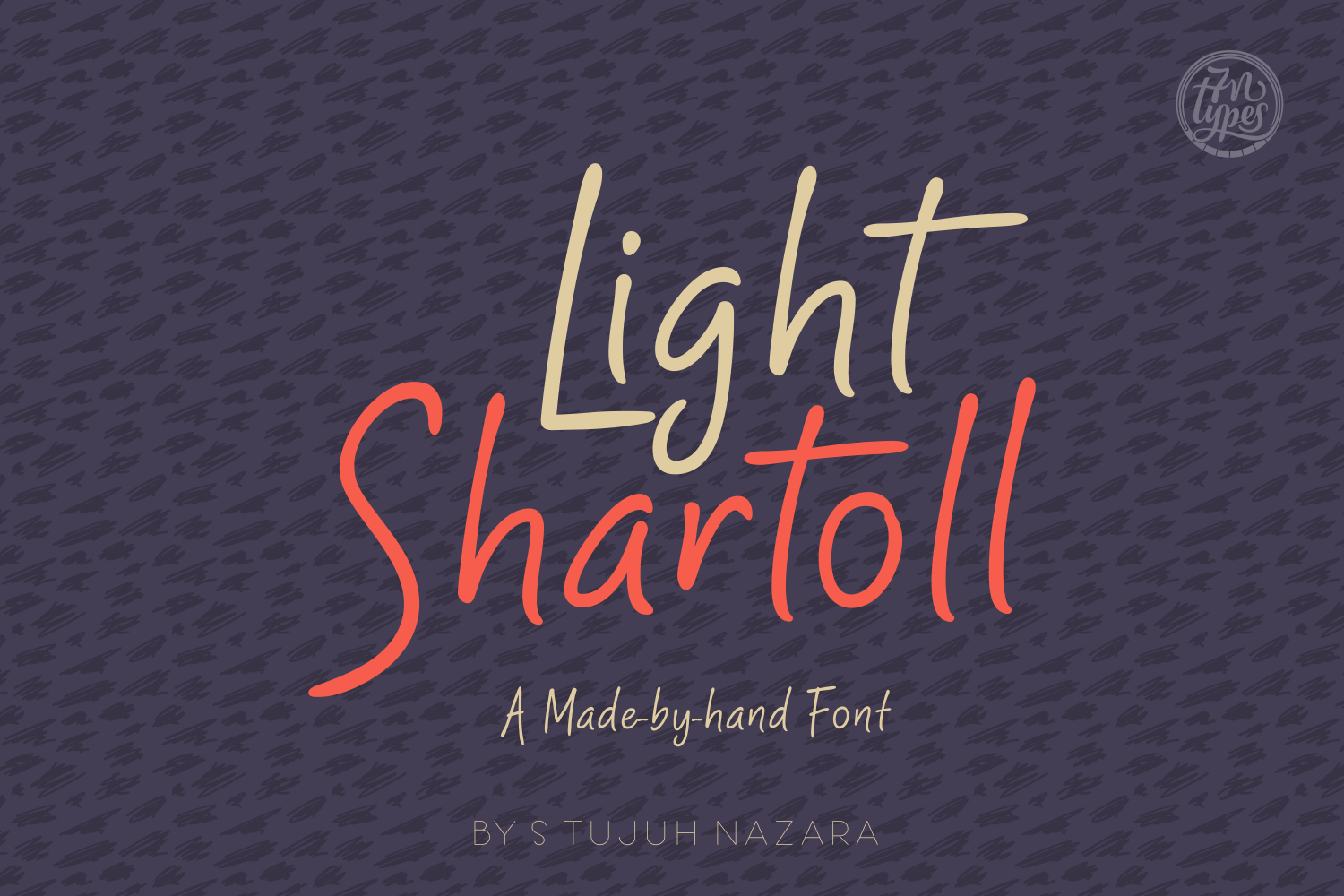 Shartoll Light Font Poster 1