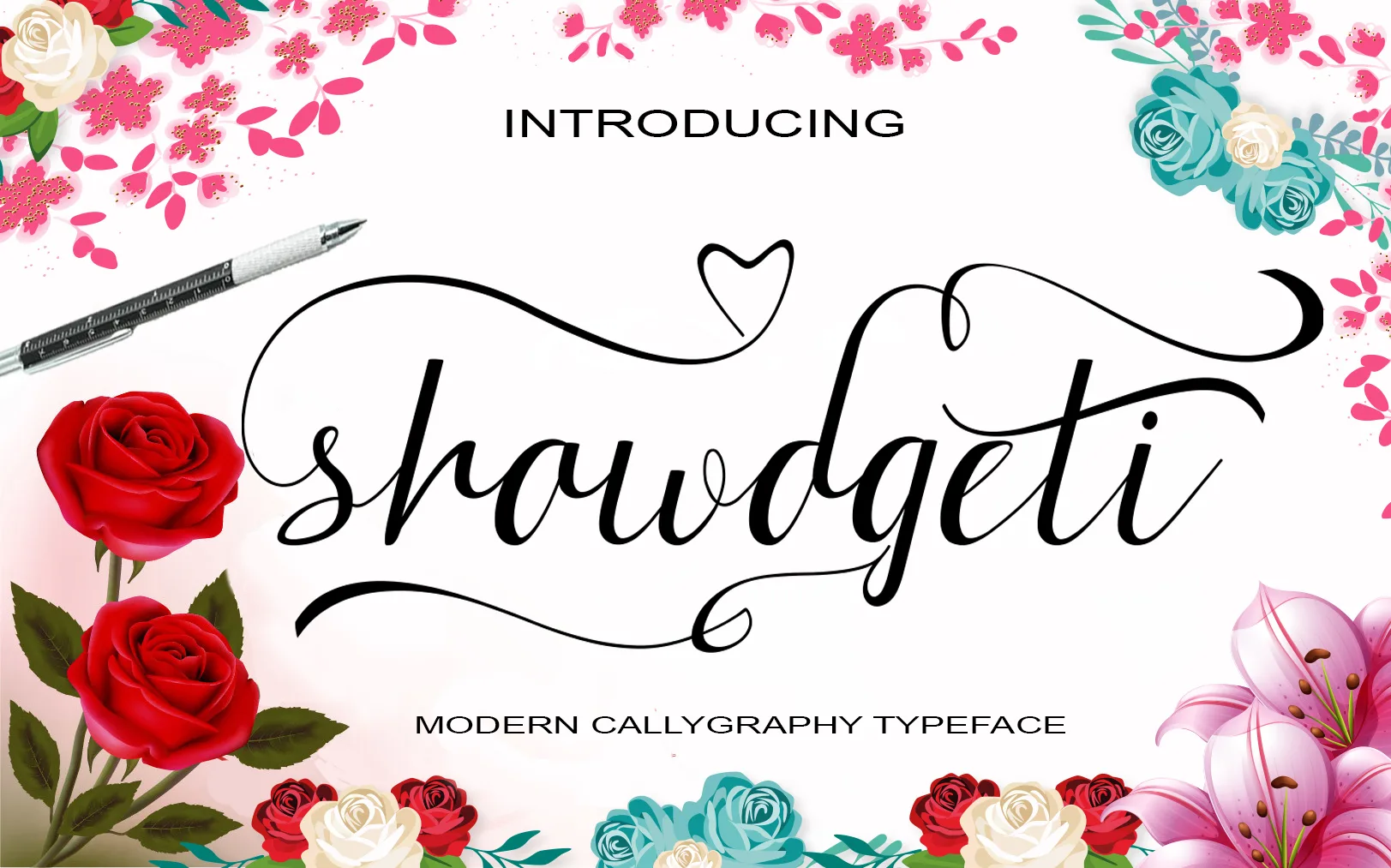 Shawdgeti Font Shawdgeti Font Poster 1
