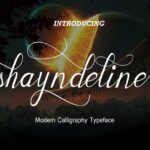 Shayndeline Font Poster 1