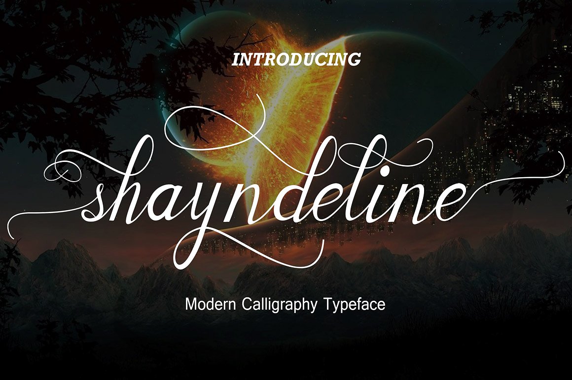 Shayndeline Font Poster 1