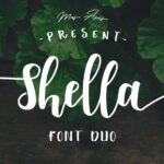 Shella Font Poster 1