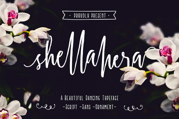 Shellahera Script Font Poster 1