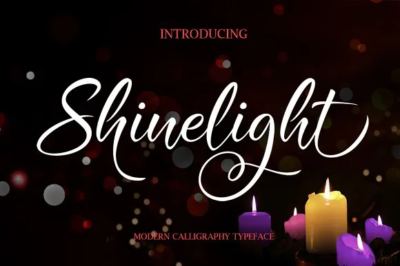 Shinelight Font Shinelight Font Poster 1
