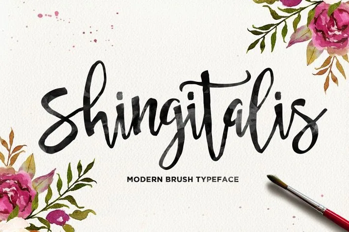 Shingitalis Font Shingitalis Font Poster 1