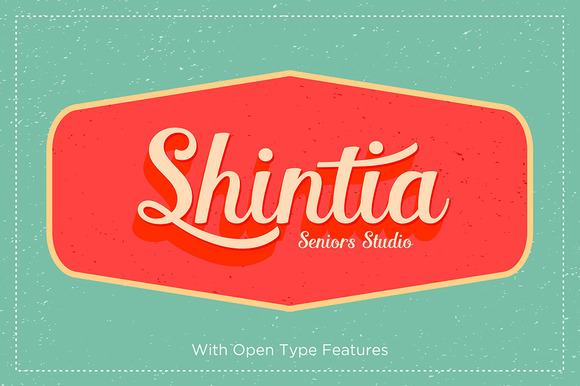 Shintia Font Poster 1