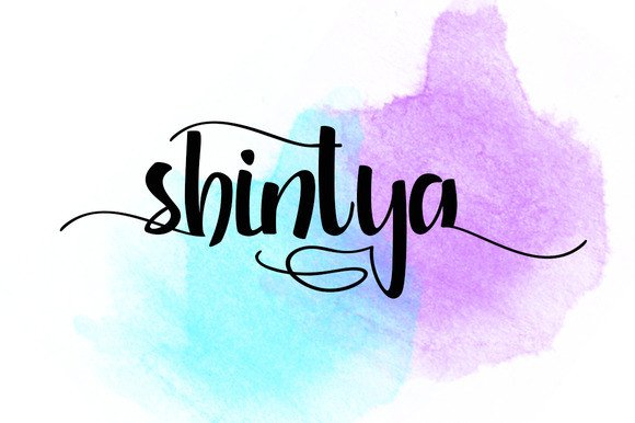 Shintya Font Poster 1