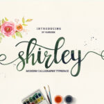 Shirley Font Poster 1