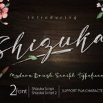 Shizuka Script Font Poster 1