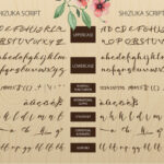 Shizuka Script Font Poster 5