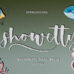 Showetty Font Poster 2
