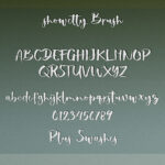 Showetty Font Poster 11