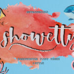 Showetty Font Poster 3