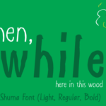 Shuma Font Poster 1