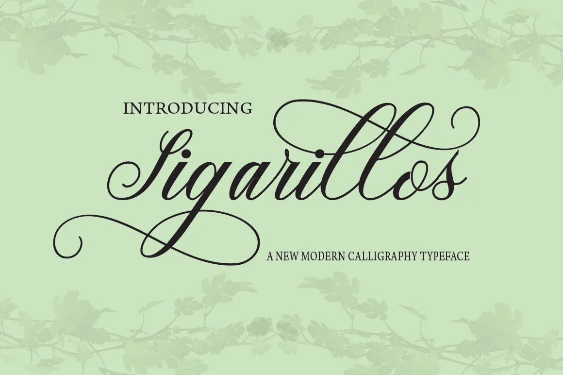 Sigarillos Font Sigarillos Font Poster 1