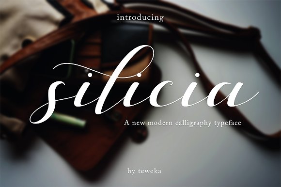 Silicia Font Poster 1