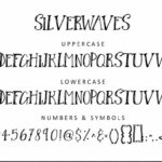 Silverwaves Font Poster 1